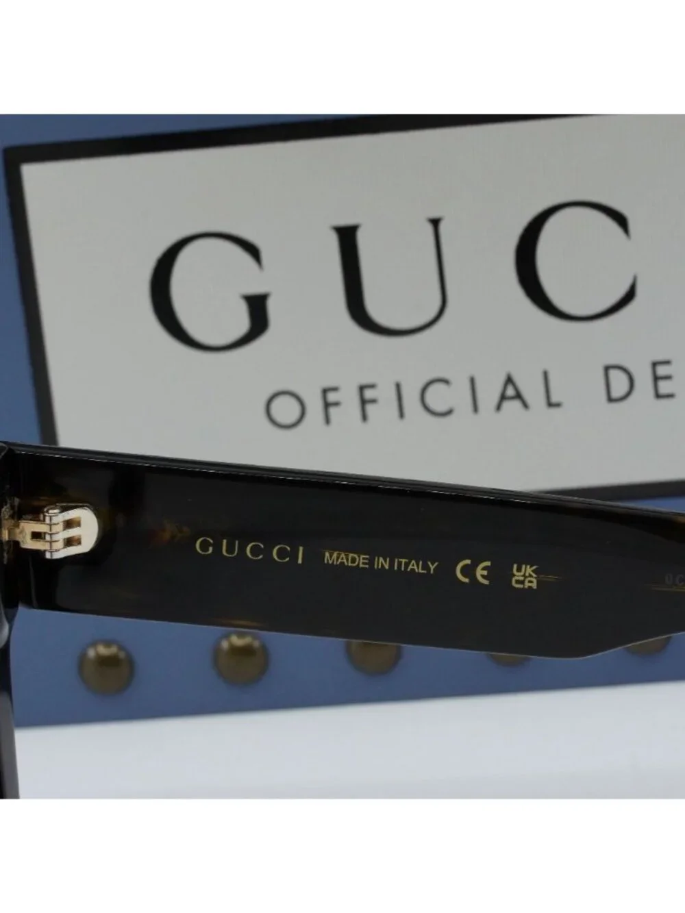 Gucci GG1549O 002 Square Eyeglasses 52mm - Havana
